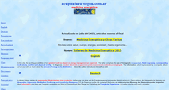 Desktop Screenshot of acupuntura-orgon.com.ar